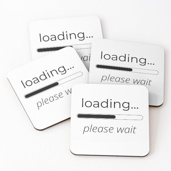 Item preview, Loading… Please Wait | Minimalist Funny T-Shirt Design designed and sold by Sh1rtHappens.
