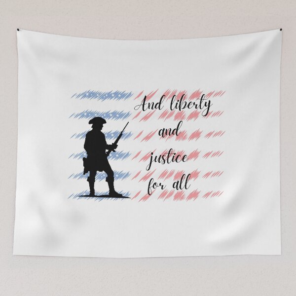 Item preview, And Liberty and Justice for All - Revolutionary Patriot Design designed and sold by BlesstB.