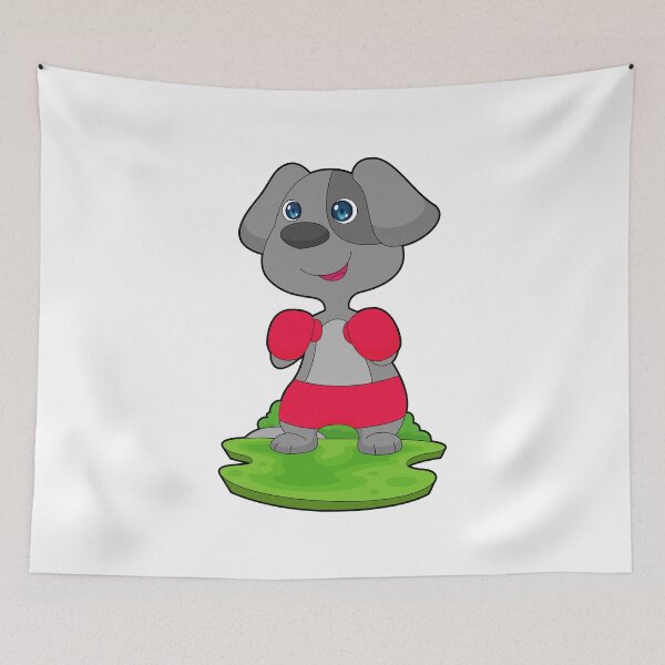 Item preview, Dog Boxer Boxing gloves Boxing designed and sold by Snabdesign84.