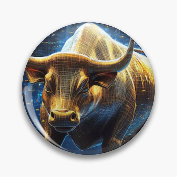 Item preview, BULLISH - Stock trading / Crypto Golden Bull  designed and sold by Lidoverse.