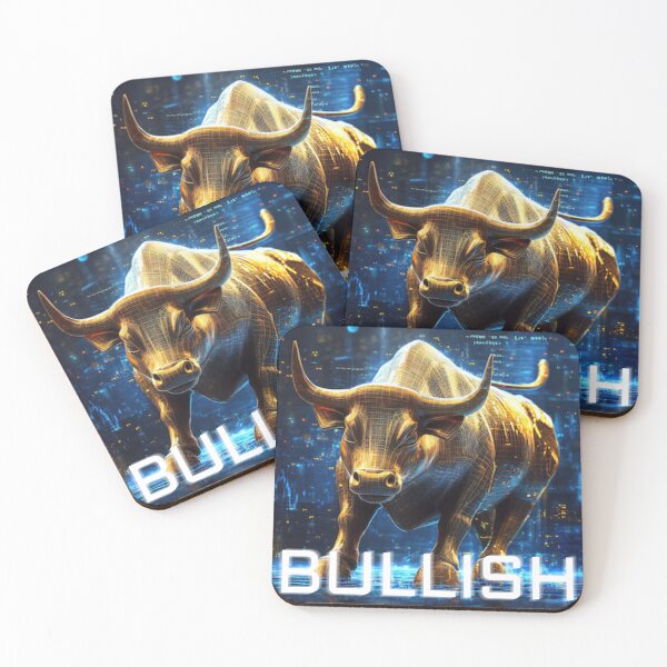 Item preview, BULLISH - Stock trading / Crypto Golden Bull  designed and sold by Lidoverse.