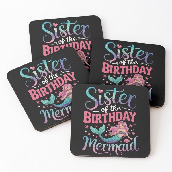 Item preview, Sister of the Birthday Mermaid designed and sold by jkrphoto.
