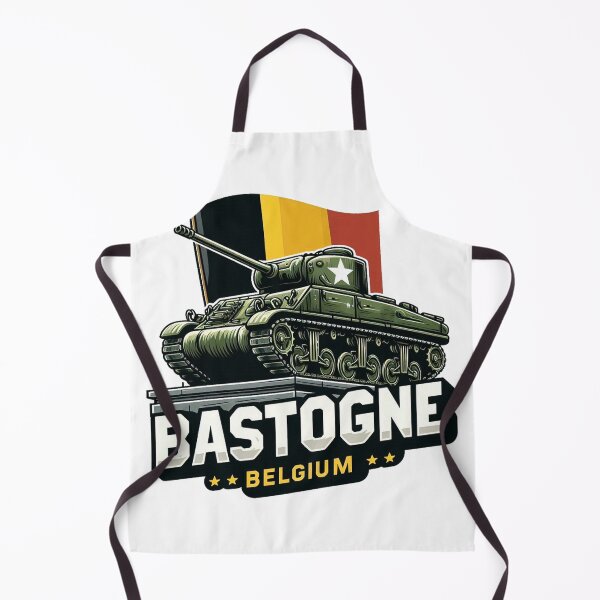 Item preview, A Vintage Travel Illustration of Bastogne - Belgium designed and sold by yunamaliskova.