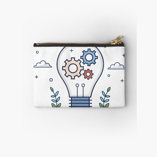 Item preview, cartoon, hand draw, out line, vector, icon, concept, light bulb, setting, idea, gear designed and sold by NAVAL00.