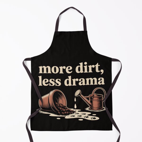 Item preview, Dog Lover Gardener – More Dirt Less Drama Shirt designed and sold by Slavicsoul.