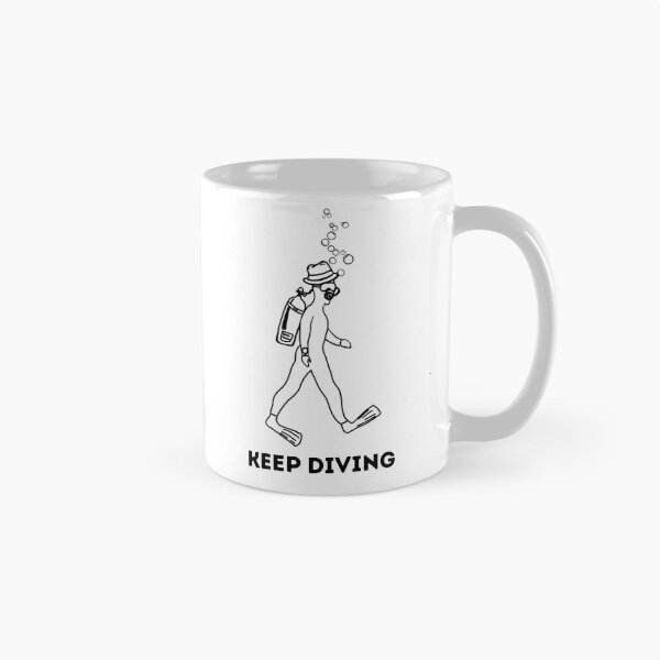 Item preview, Scuba Diving keep diving designed and sold by waveAFY.