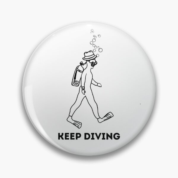 Item preview, Scuba Diving keep diving designed and sold by waveAFY.