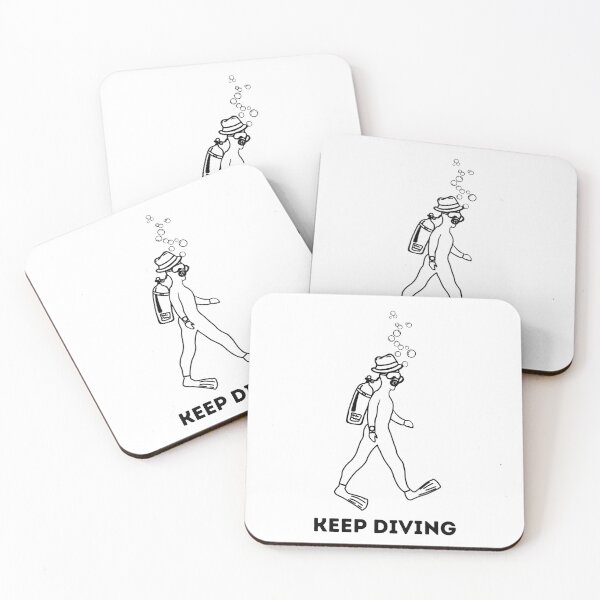 Item preview, Scuba Diving keep diving designed and sold by waveAFY.