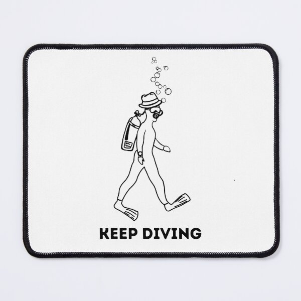 Item preview, Scuba Diving keep diving designed and sold by waveAFY.