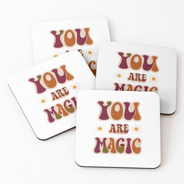 Item preview, Hand-Drawn Retro Serif Lettering – “You Are Magic” Playful Typography Design designed and sold by niteshRart.