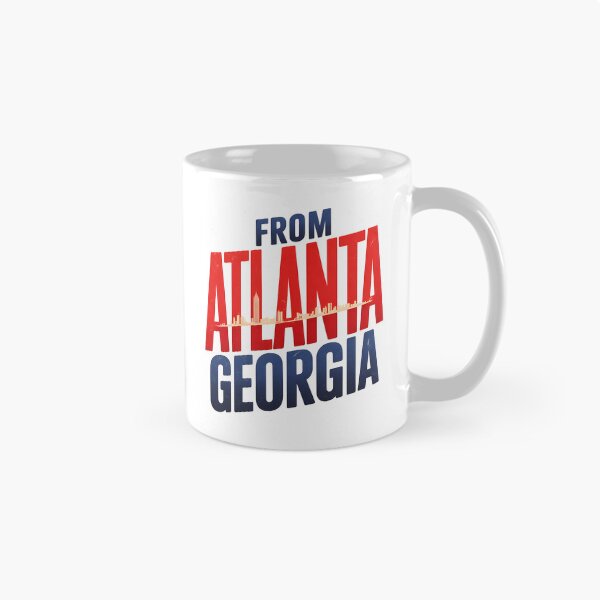 Item preview, Atlanta Georgia Bold Skyline Retro City Pride T-Shirt designed and sold by designleon19.