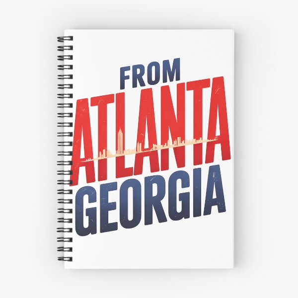 Item preview, Atlanta Georgia Bold Skyline Retro City Pride T-Shirt designed and sold by designleon19.