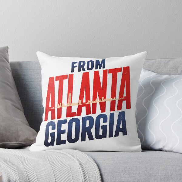 Item preview, Atlanta Georgia Bold Skyline Retro City Pride T-Shirt designed and sold by designleon19.
