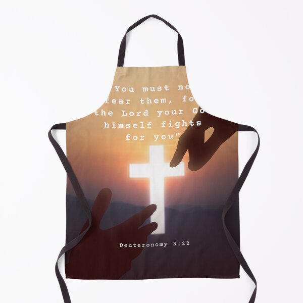 Item preview, God Fights for You – Deuteronomy 3:22 Christian Scripture Art designed and sold by TheBibleWords.