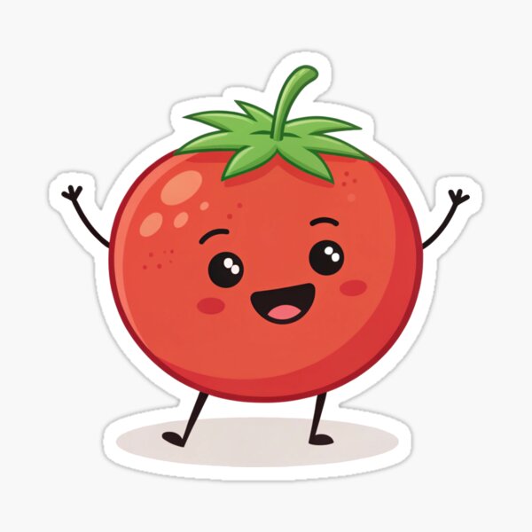 Item preview, cartoon, hand draw, out line, vector, icon, concept, tomato, character, red designed and sold by NAVAL00.