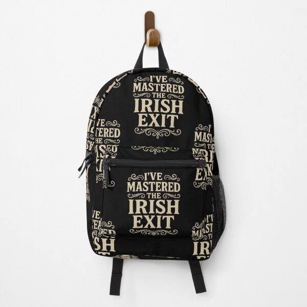 Item preview, I've Mastered The Irish Exit Funny Vintage Typography Design designed and sold by Shoot-The-Moon.