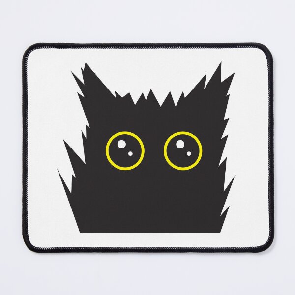 Item preview, Midnight Eyes – Cute Black Cat designed and sold by YouZzer.