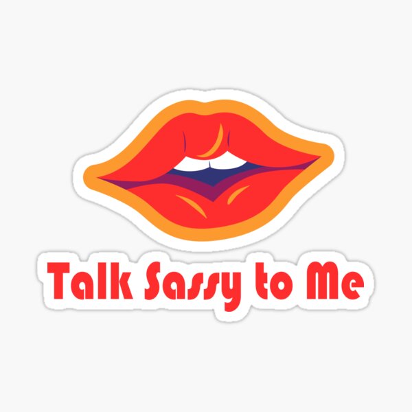 Item preview, Talk Sassy to Me – Bold Lips Pop Art Design designed and sold by Nicholas McKenzie.