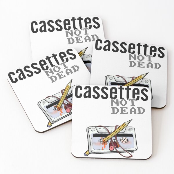 Item preview, Cassettes not dead! designed and sold by Oscar Sánchez Requena.