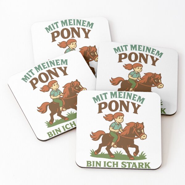 Item preview, With My Pony I Am Strong Riding designed and sold by LuminOrb.