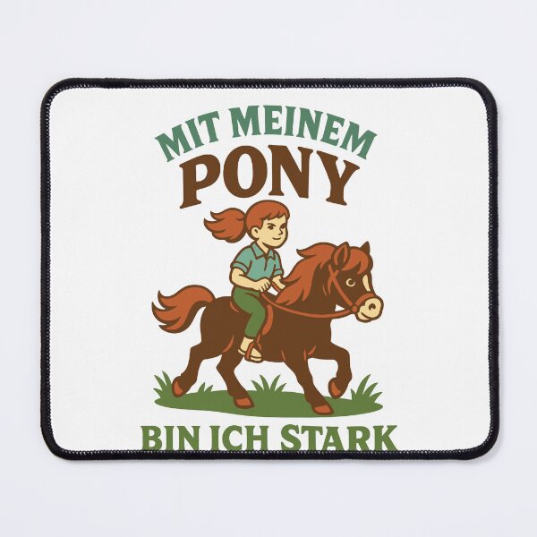 Item preview, With My Pony I Am Strong Riding designed and sold by LuminOrb.