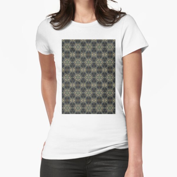 pattern, design, tracery, weave, decoration, motif, marking, ornament, ornamentation, #pattern, #design, #tracery, #weave, #decoration, #motif, #marking, #ornament, #ornamentation Fitted T-Shirt