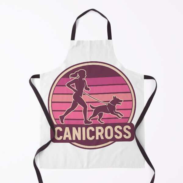 Item preview, Canicross Woman – Vintage Retro Logo with Pink Gradient Design designed and sold by OTSC.