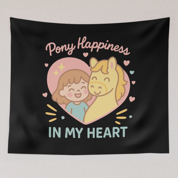 Item preview, Pony Happiness In My Heart Reiten designed and sold by LuminOrb.