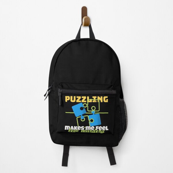 Item preview, Puzzling Makes Me Feel Less Murdery designed and sold by PearProject&Printables.