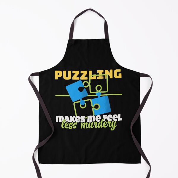 Item preview, Puzzling Makes Me Feel Less Murdery designed and sold by PearProject&Printables.