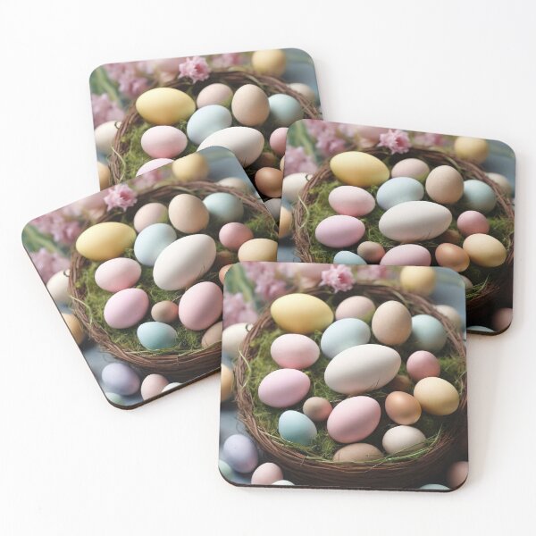 Item preview, Easter colored eggs in a basket designed and sold by digoarpi.