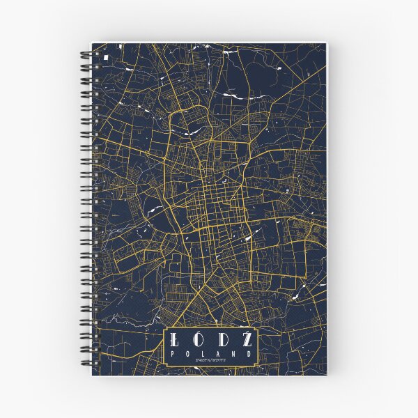 Item preview, Lodz City Map of Poland - Gold Art Deco designed and sold by deMAP.