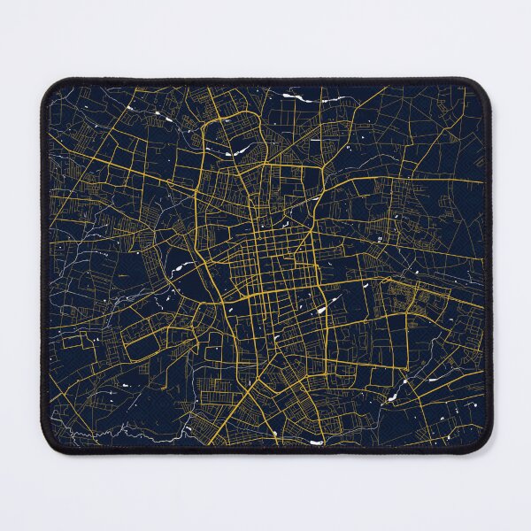 Item preview, Lodz City Map of Poland - Gold Art Deco designed and sold by deMAP.