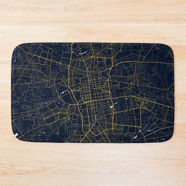 Item preview, Lodz City Map of Poland - Gold Art Deco designed and sold by deMAP.