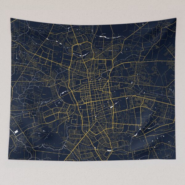 Item preview, Lodz City Map of Poland - Gold Art Deco designed and sold by deMAP.