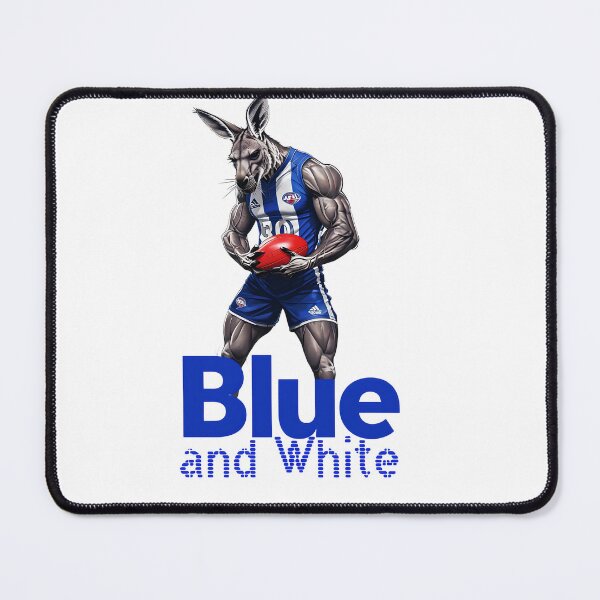 Item preview, AFL Roo Power - Blue and White Champion designed and sold by ArtisticDesignsbyLinda.