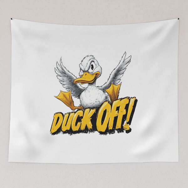 Item preview, Funny meme - Angry Duck Off! designed and sold by hamishby.