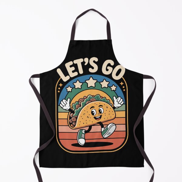 Item preview, Let’s Go Taco Dab Retro Design – Funny Vintage Food Art for T-Shirts, Mugs & More designed and sold by ARTReMi.