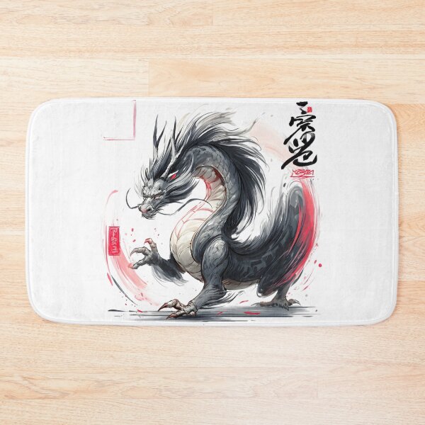 Item preview, Ink Style Dragon Art designed and sold by IssaraStudio.