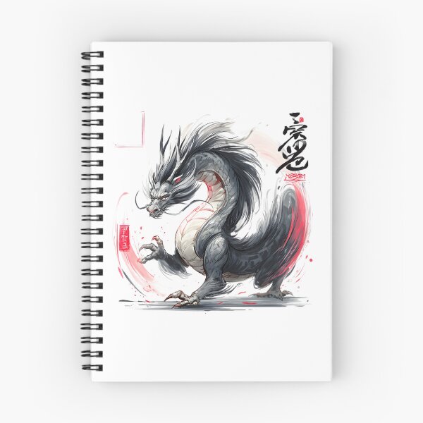 Item preview, Ink Style Dragon Art designed and sold by IssaraStudio.