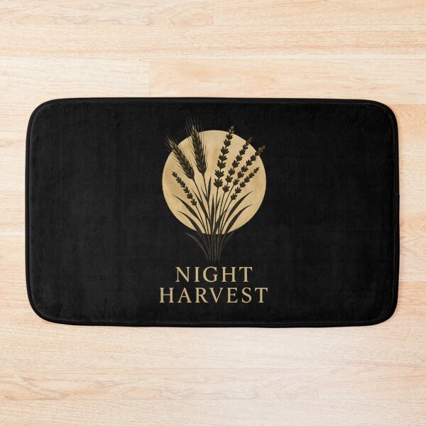 Item preview, Night Harvest Botanical Moon Art | Rustic Wheat and Lavender Vintage Design designed and sold by Shoot-The-Moon.
