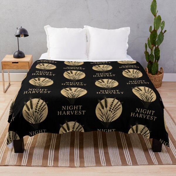 Item preview, Night Harvest Botanical Moon Art | Rustic Wheat and Lavender Vintage Design designed and sold by Shoot-The-Moon.