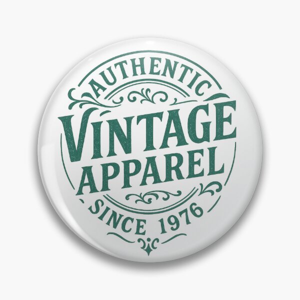Item preview, Authentic Vintage Apparel Since 1976 Retro Badge designed and sold by AntonininEpics.
