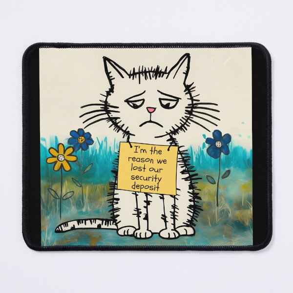 Item preview, Funny Cat Drawing Meme Pet Shaming 1 designed and sold by TackyTime.