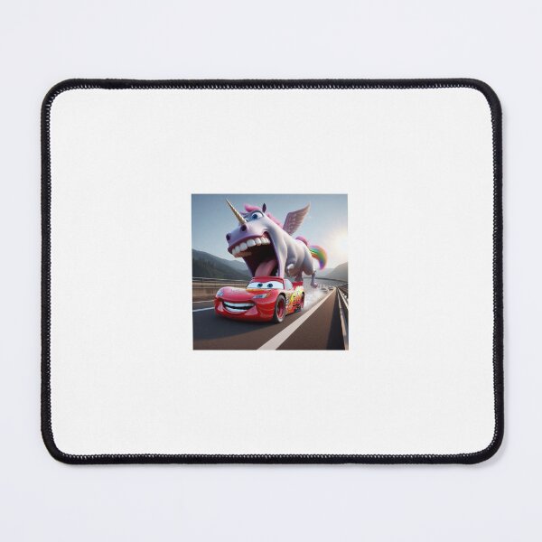 Item preview, lightning mc queen getting eaten by unicorn designed and sold by Hellpaga.