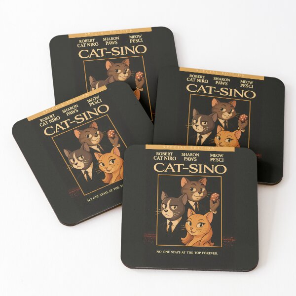Item preview, CAT-SINO – Cartoon parody of the classic with cats designed and sold by PixelForge.com.de.