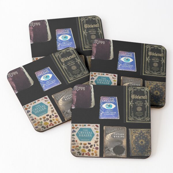 Item preview, witchy books designed and sold by BrontesWhimsyStore.