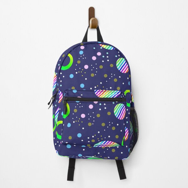 Item preview, Bright colorful rainbow abstract circles design | vibrant stylish blue circle pattern designed and sold by lausn.