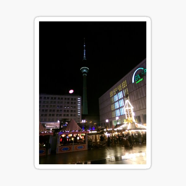 Artikel-Vorschau von Alexanderplatz (Weihnachten/Weihnachten), designt und verkauft von GooglyEyes-.