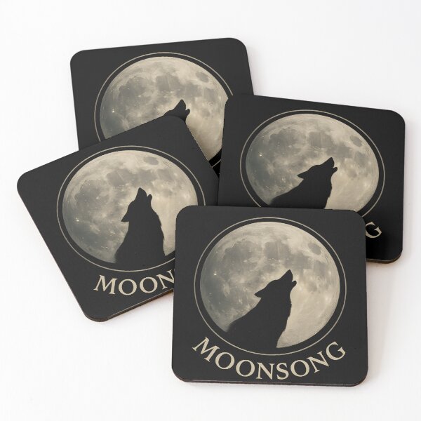 Item preview, Moonsong Howling Wolf Full Moon Art | Mystical Night Sky Animal Design designed and sold by Shoot-The-Moon.